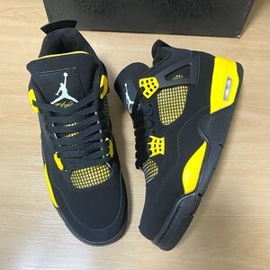 Air Jordan 4 "Yellow Thunder” -Men's Sneakers Shoes